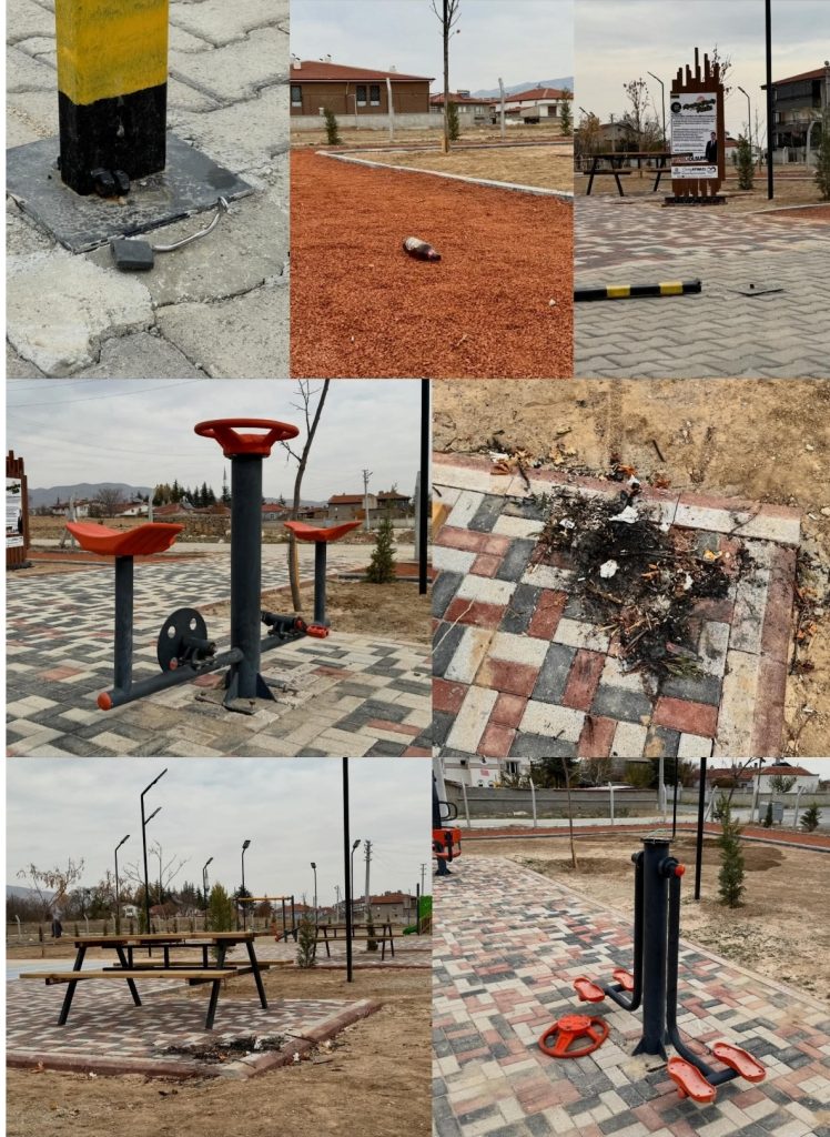 Alpaslan Gümüş Parkı’nda Çirkin Olay! Tahribatın Sorumluları Aranıyor