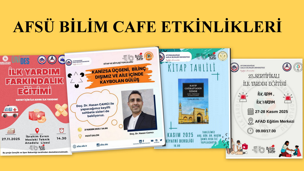 AFSÜ’DE BİLİM CAFE ETKİNLİKLERİ