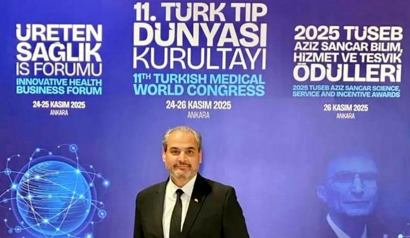 AFSÜ REKTÖRÜ ASLAN 11.TÜRK TIP DÜNYASI KURULTAYI’NA KATILDI