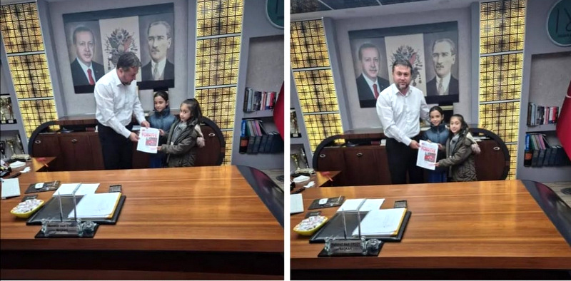 DÖĞER İLKOKULU ÖĞRENCİLERİNDEN BAŞKAN ERSOY’A ANLAMLI ZİYARET