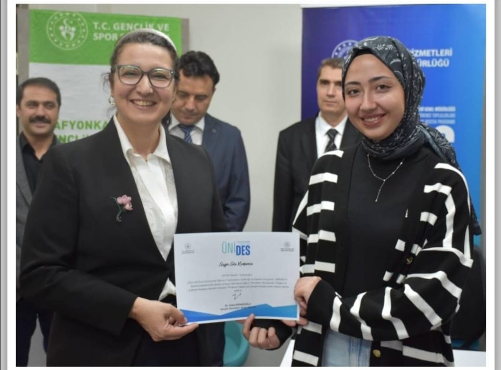 AFSÜ’DEN ÜNİDES PROJELERİNE SERTİFİKA