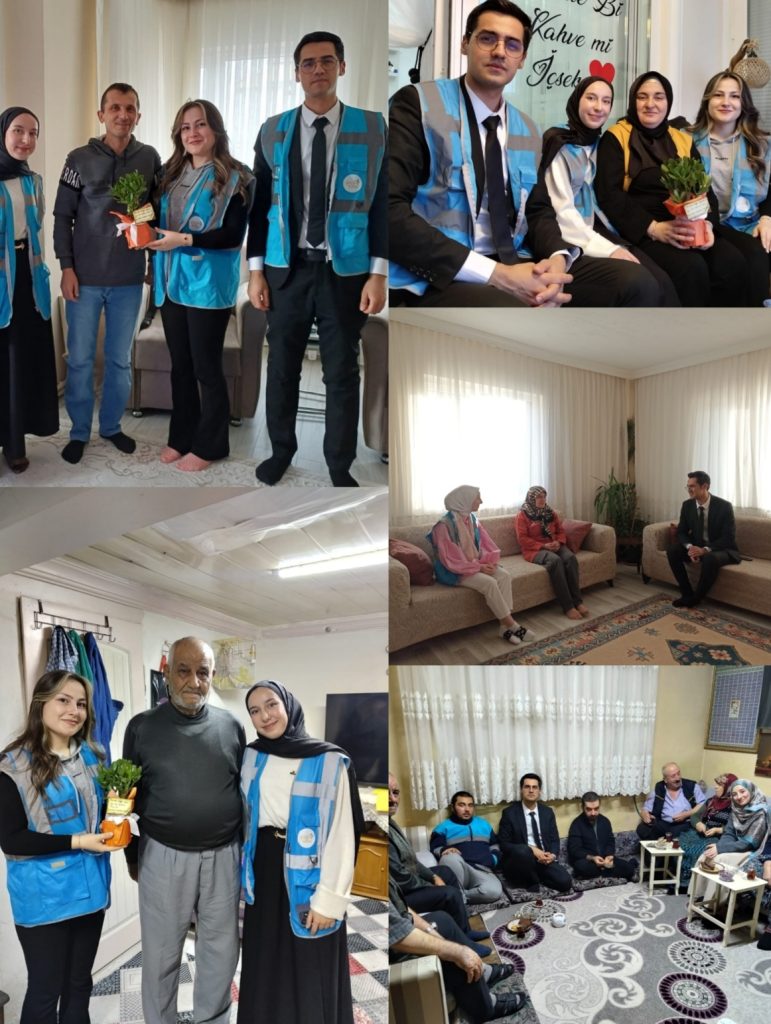 AK GENÇLİK TEN GÖNÜLLERE DOKUNAN ZİYARETLER