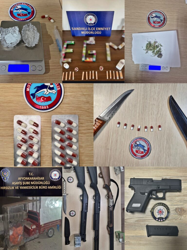 Afyonkarahisar’da Son Bir Haftada 25 Aranan Şahıs Yakalandı