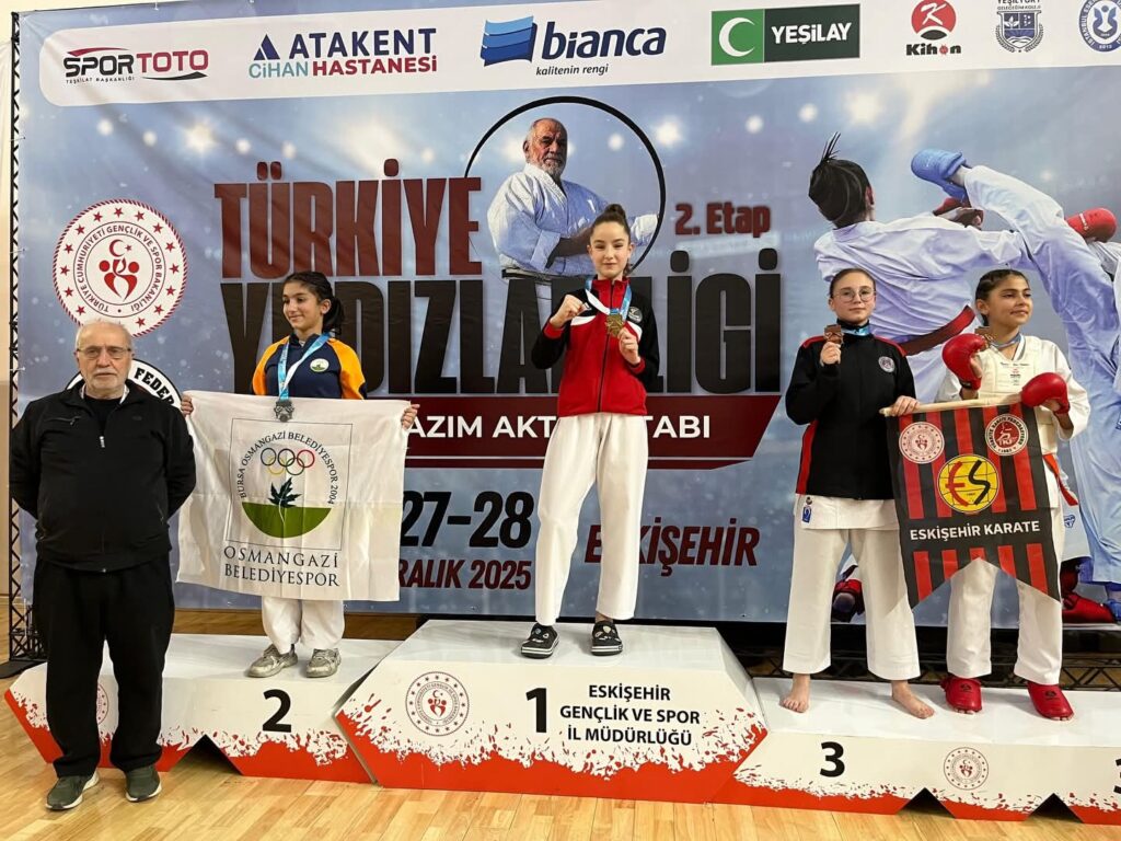 Afyonkarahisar’lı Sporculardan Türkiye Yıldızlar Karate Ligi’nde Büyük Başarı