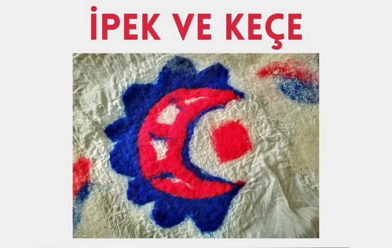ÜLKÜ KÜÇÜKKURT’UN “İPEK VE KEÇE” BULUŞMASI SERGİSİ