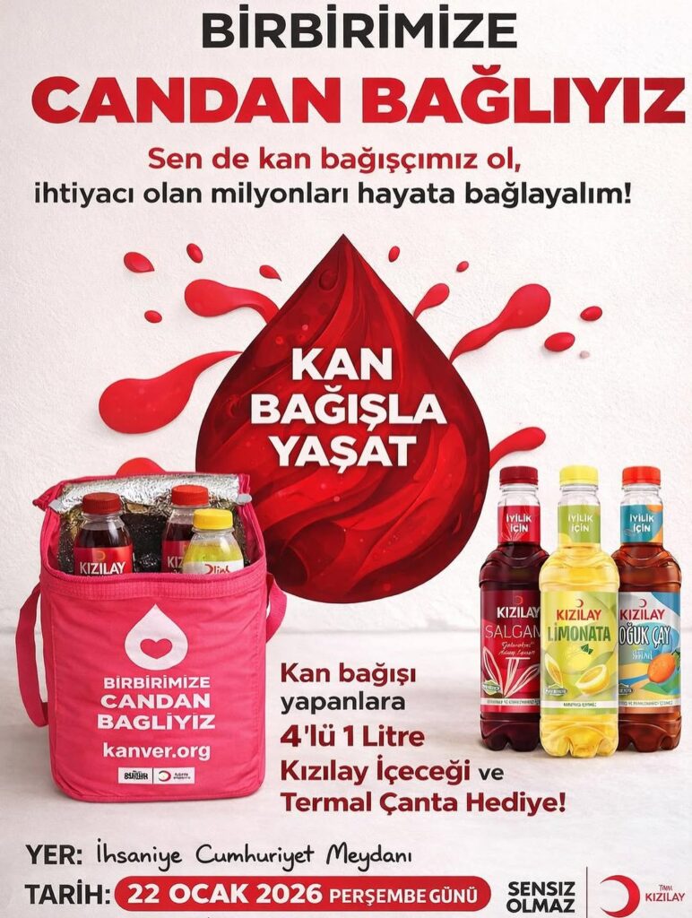 İhsaniye Belediyesi Kan Bağışı Etkinliği Düzenliyor