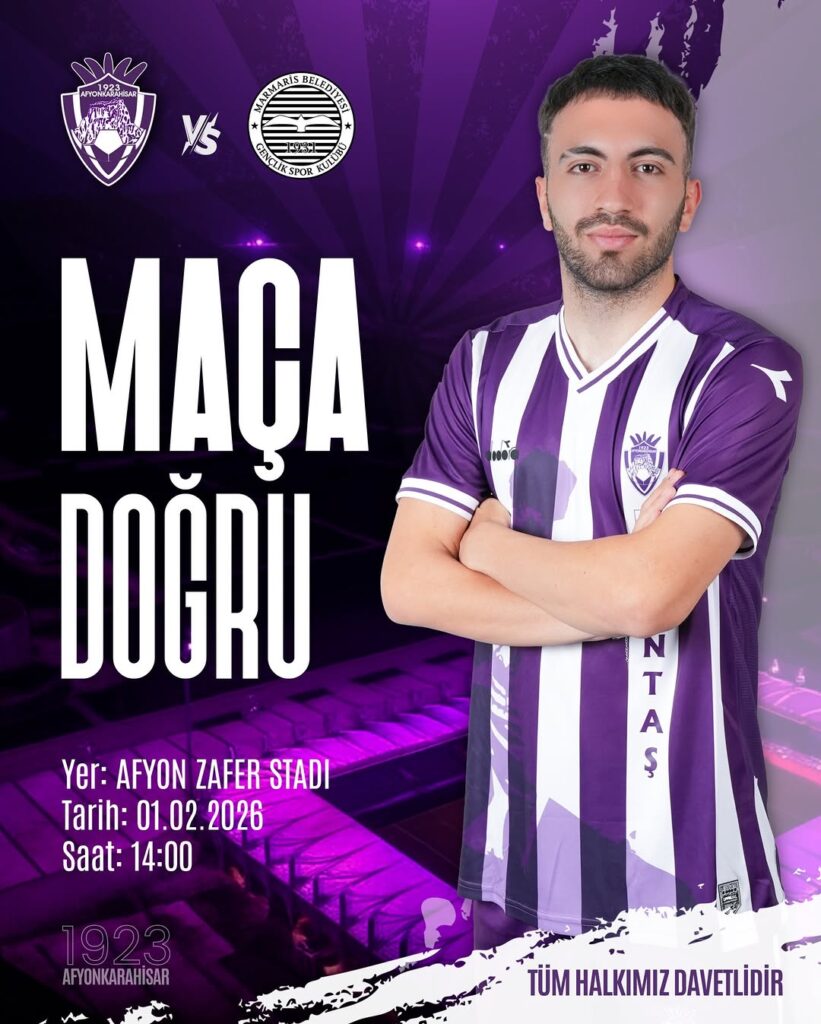 1923 Afyonkarahisar SK – Marmaris Yat Marin Milas Futbol Kulübü Maçı Heyecanı