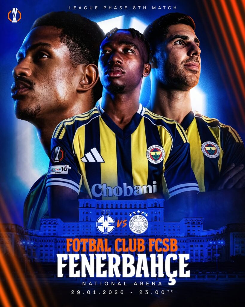 Fenerbahçe, UEFA Avrupa Ligi’nde FCSB ile Karşılaşacak