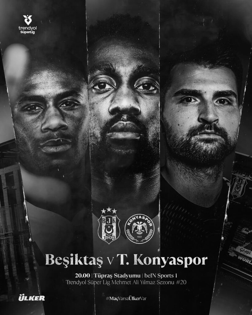 Beşiktaş, Tümosan Konyaspor’la Trendyol Süper Lig’de Karşılaşacak