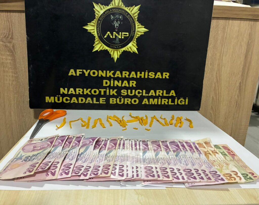 Dazkırı’da Uyuşturucu Operasyonu