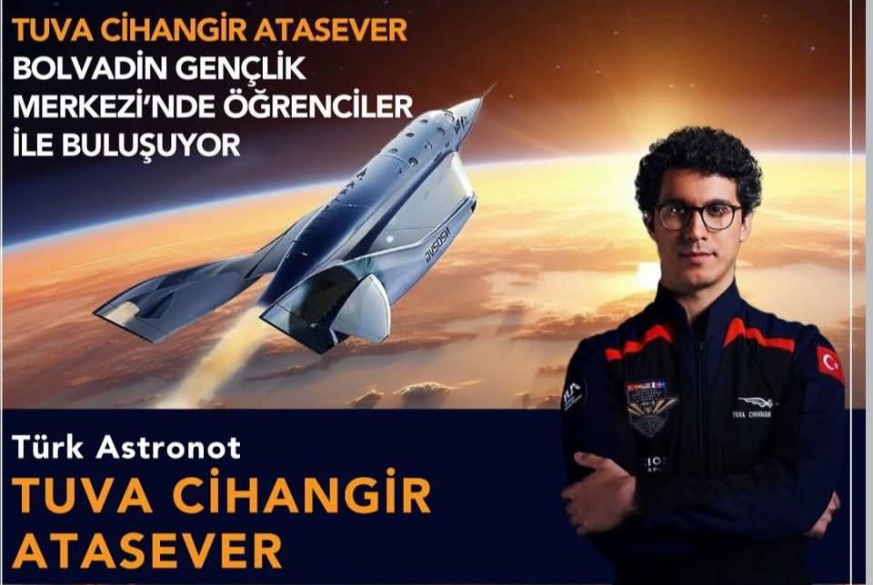 Astronot Atasever 25 Şubat’ta Bolvadin’de