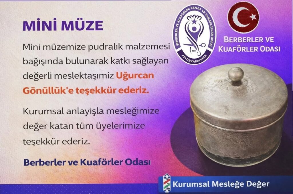 Afyonkarahisar Muhtarlar Derneği Başkanı Suat Uygur’dan Minik Müze İçin Bağış Çağrısı