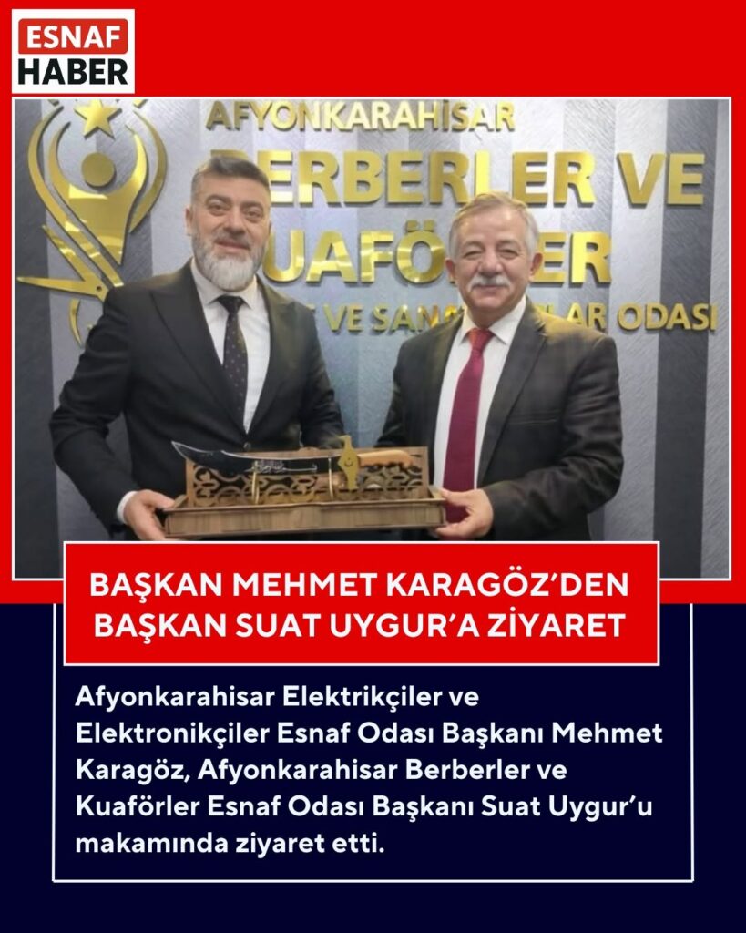 Başkan Mehmet Karagöz’den Başkan Suat Uygur’a Ziyaret