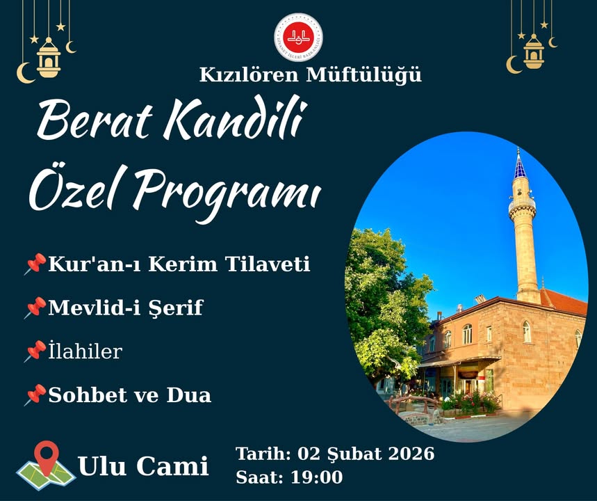 Kızılören Müftülüğü’nden Önemli Açıklama