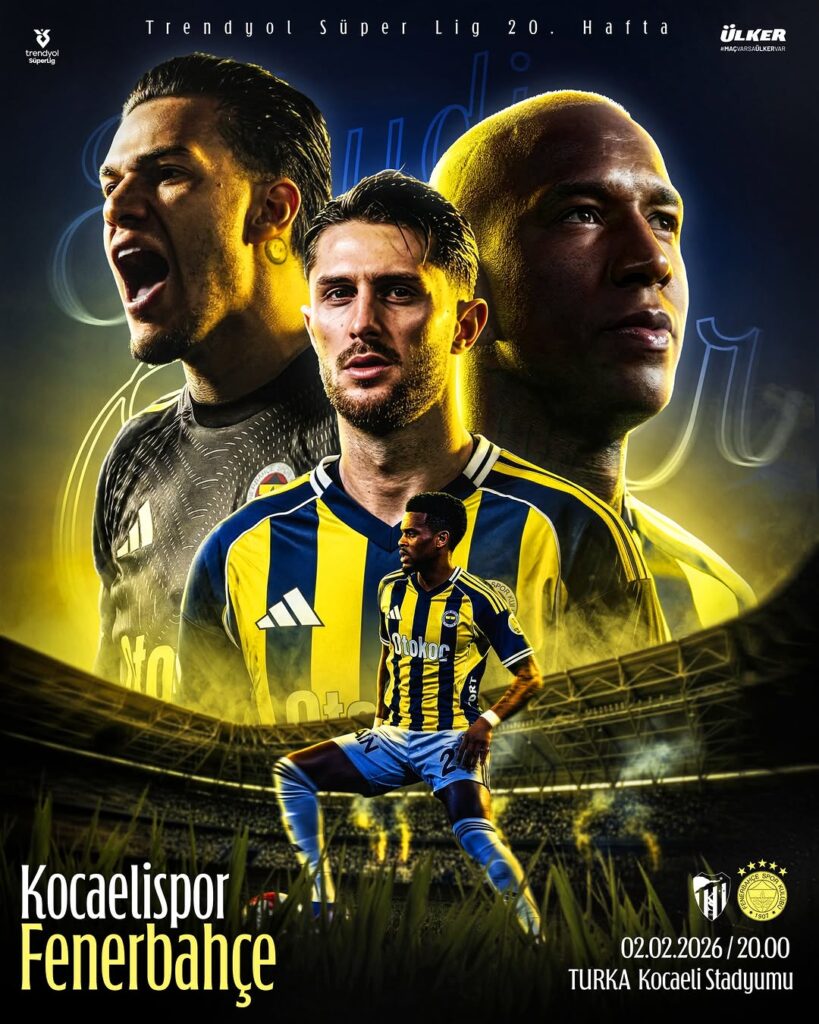 Fenerbahçe Süper Lig’de Kocaelispor ile Karşılaşacak