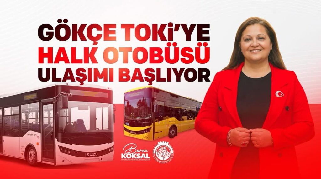 Afyonkarahisar Belediyesi’nden Gökçe Toki Toplu Konutlarına Yeni Otobüs Hattı