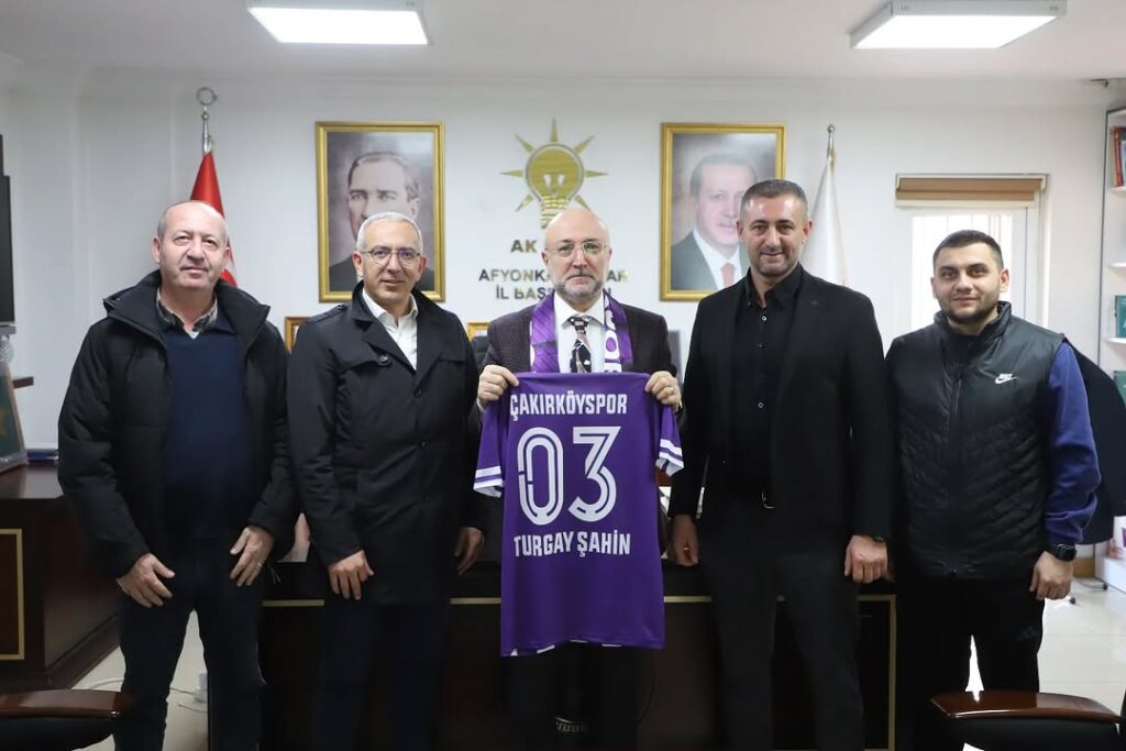 AK Parti Afyonkarahisar İl Başkanlığı’ndan Çakırköy Spor Kulübü’ne Ziyaret
