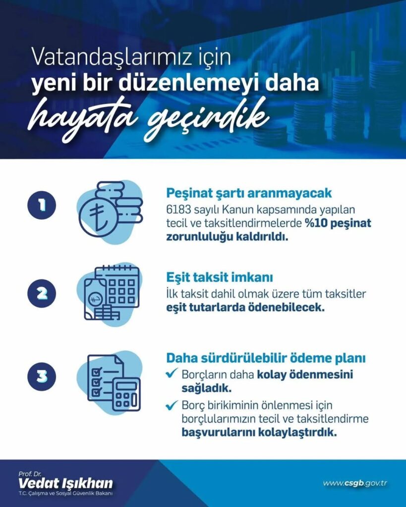 AK Parti Afyonkarahisar İl Başkanlığı’ndan SGK Prim Borçlarına Yönelik Yeni Düzenleme