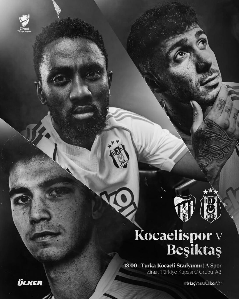 Beşiktaş, Ziraat Türkiye Kupası’nda Kocaelispor ile Karşılaşacak