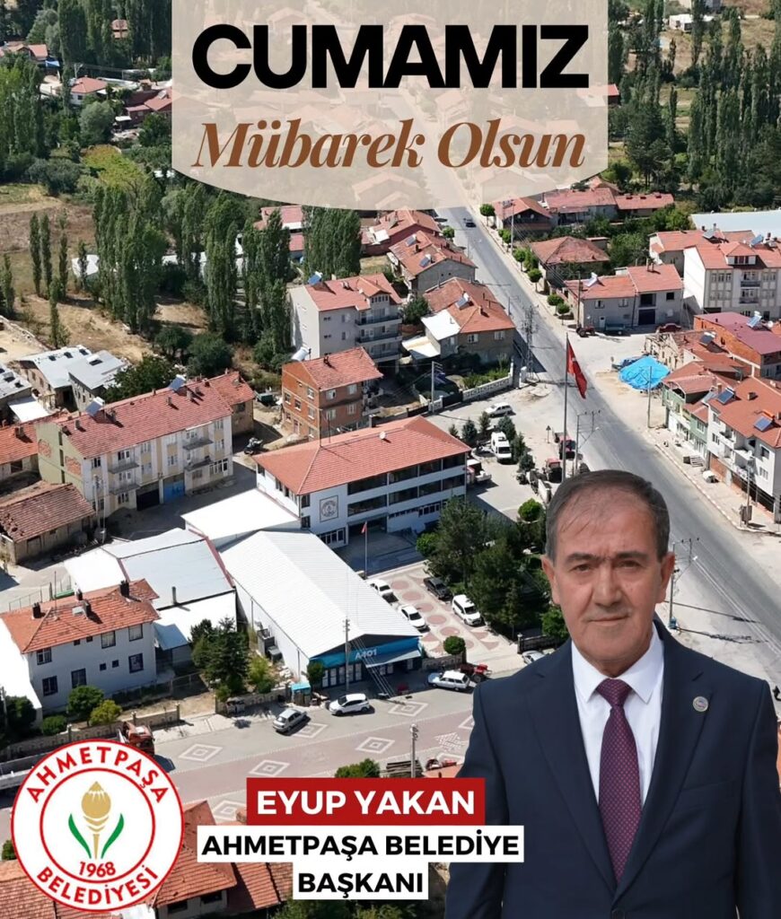 Ahmetpaşa Belediyesi’nden Hayırlı Cumalar Mesajı
