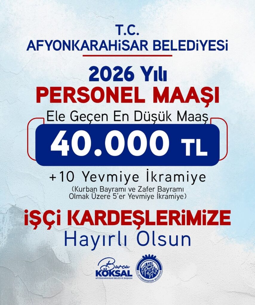 Afyonkarahisar Belediyesi Ailemize Yeni Bir Başlangıç Dedi