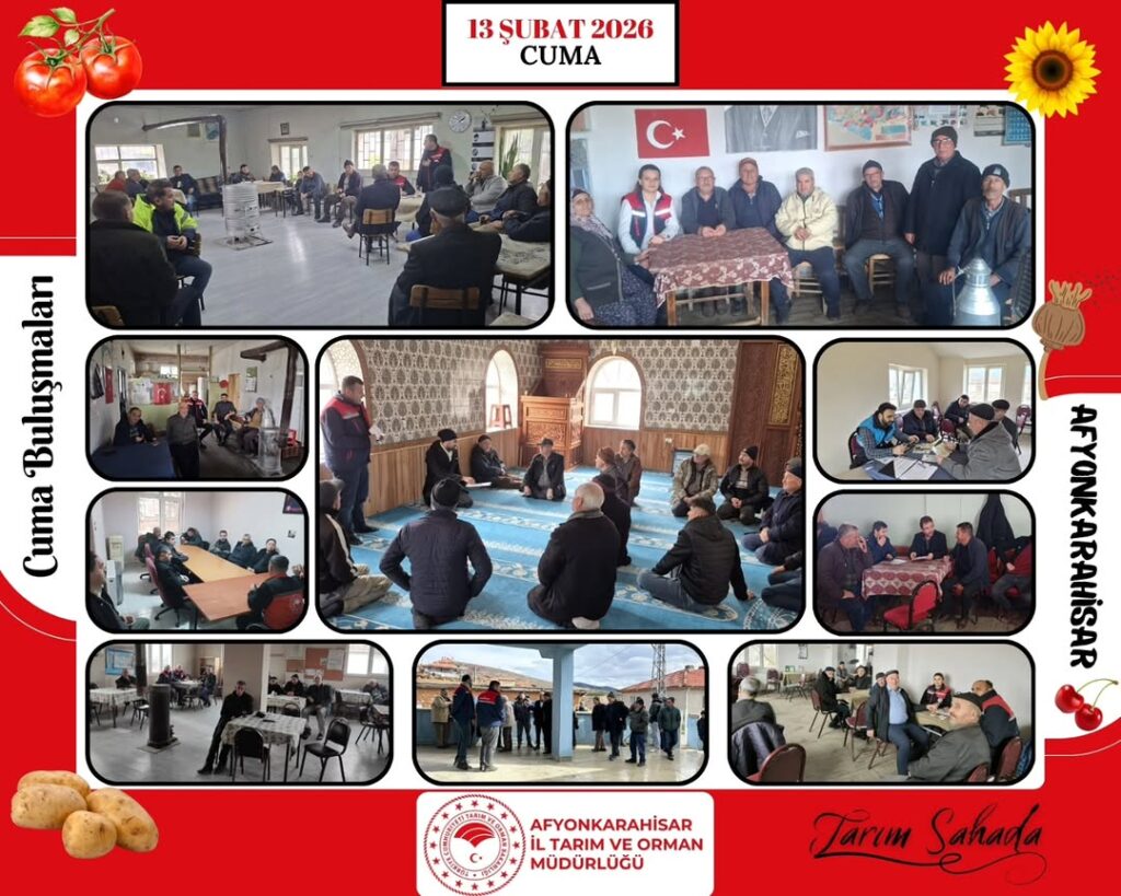 Afyonkarahisar İl Tarım ve Orman Müdürlüğü Çiftçilerle Buluşmaya Devam Ediyor