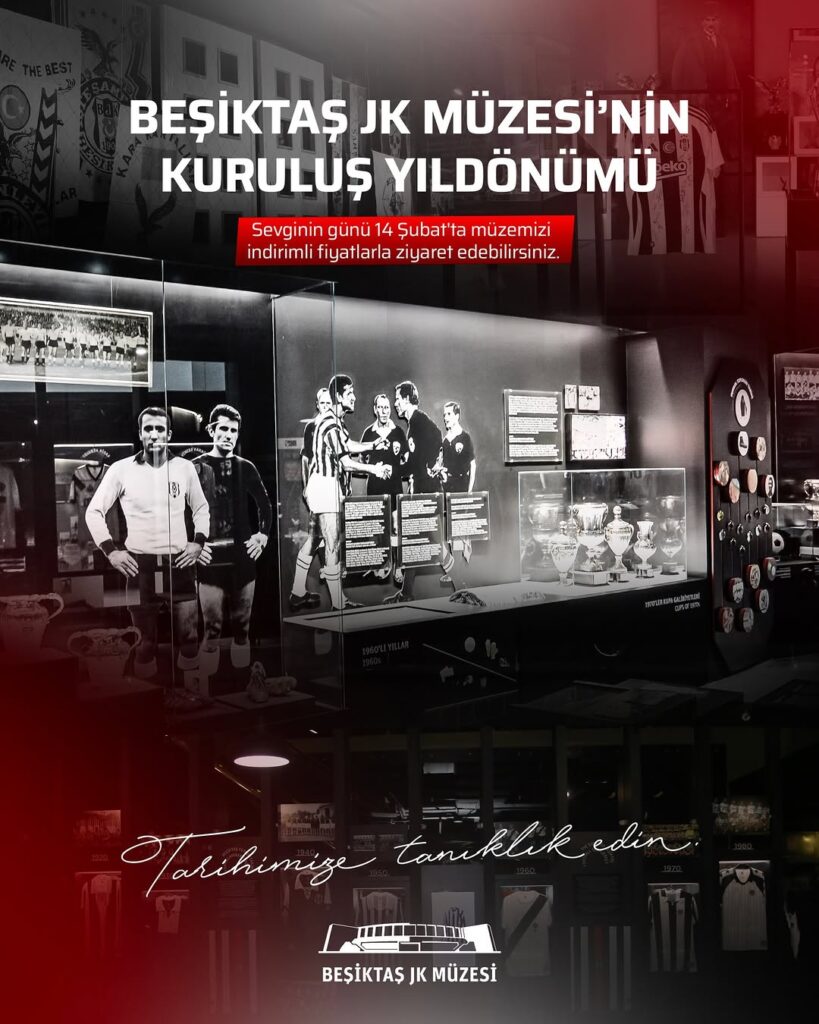 Beşiktaş JK Müzesi 9. Yaşını Yenilenen Haliyle Kutluyor