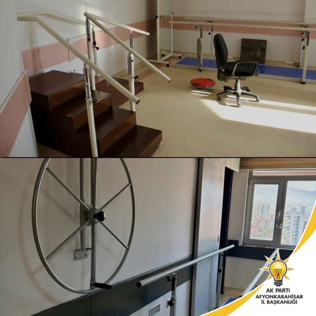 Afyonkarahisar Devlet Hastanesi Fizik Tedavi ve Rehabilitasyon Ünitesi Günlük 400 Hastaya Hizmet Sunuyor