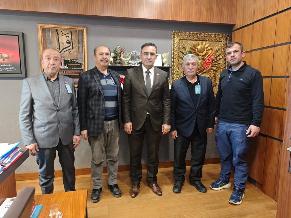 Yakasenek Belde Başkanı ve Kooperatif Başkanı Ziyareti