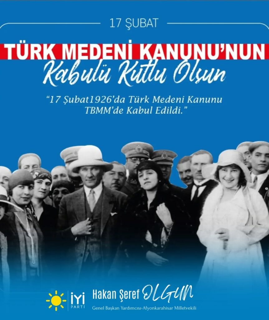 Türk Medeni Kanunu’nun Kabul Edilişinin 100. Yılı Kutlu Olsun!