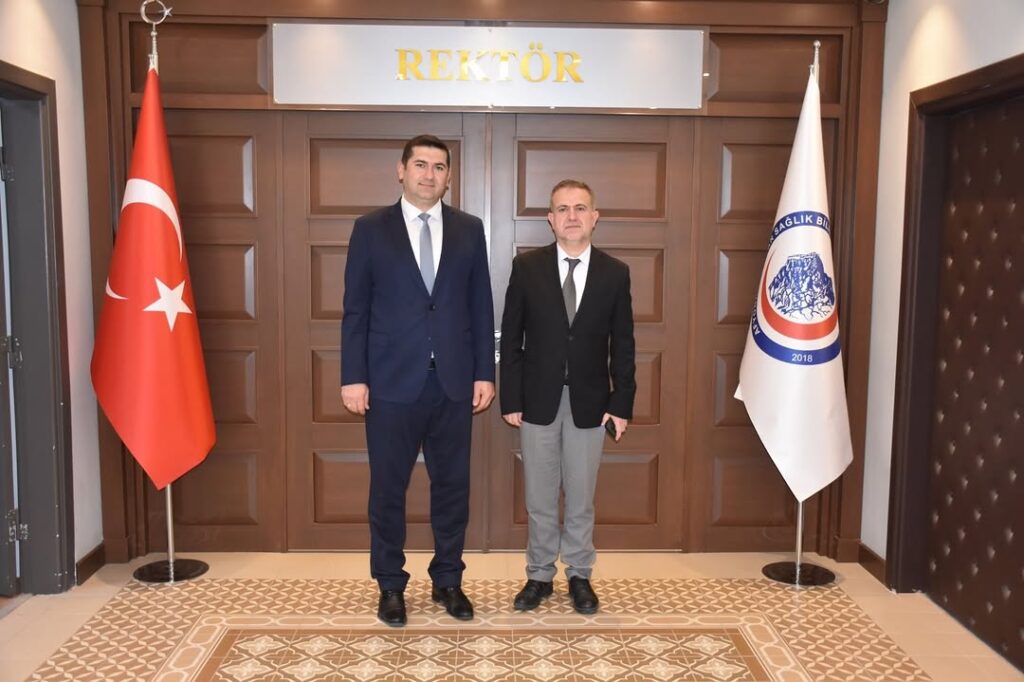 Afyonkarahisar İl Müdürü Süleyman Çelikbaş, Sağlık Bilimleri Üniversitesi Genel Sekreteri Murat Zengin’i Ziyaret Etti