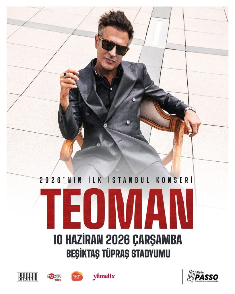 Tüpraş Stadyumu, Teoman’ın 2026 İstanbul Konserine Ev Sahipliği Yapacak
