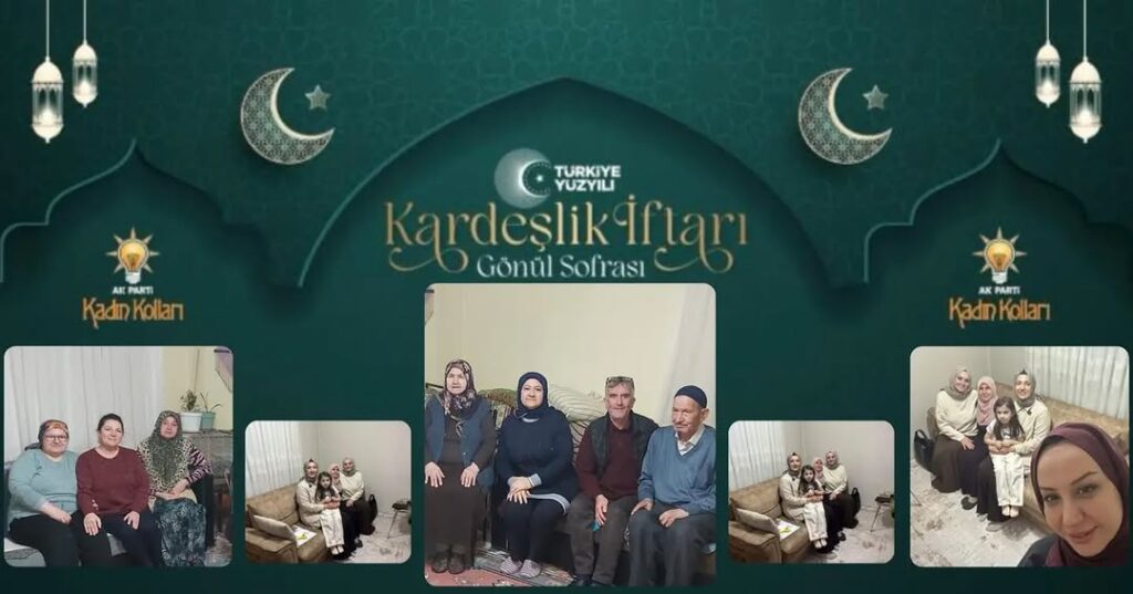 AK Parti Afyonkarahisar İl Kadın Kolları’ndan Mahallelerde İftar Paylaşımı