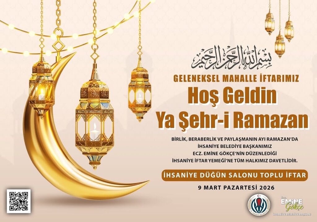 İhsaniye Belediye Başkanı Emine Gökçe’den Düzeltme Mesajı: Toplu İftar Tarihi Değişti!