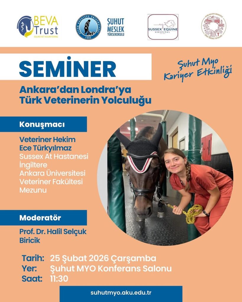Afyon Kocatepe Üniversitesi’nde Bugün: Ankara’dan Londra’ya Türk Veterinerin Yolculuğu Etkinliği