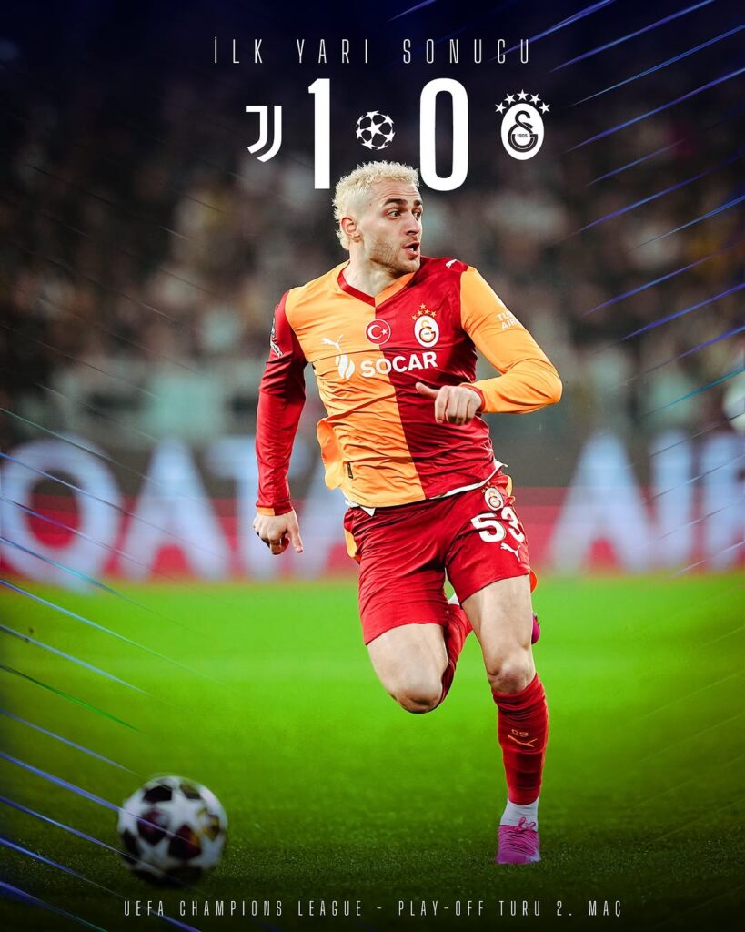 Galatasaray’ın Juventus deplasmanındaki ilk yarı performansı hayal kırıklığı yarattı