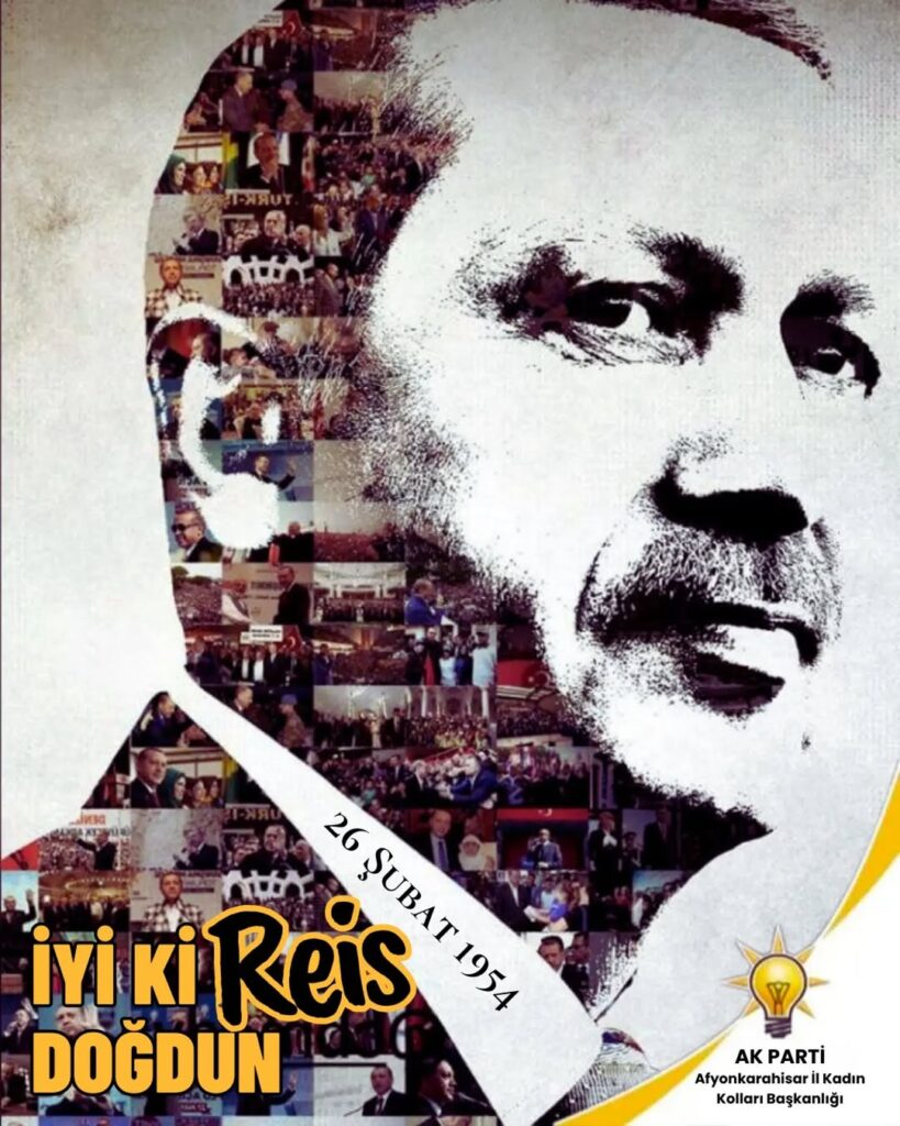 AK Parti Afyonkarahisar İl Kadın Kolları’ndan Cumhurbaşkanı Erdoğan’a Doğum Günü Tebriği