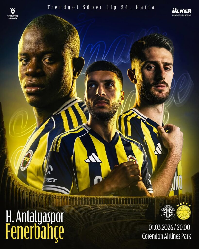 Fenerbahçe, H. Antalyaspor ile Trendyol Süper Lig’de Karşılaşacak