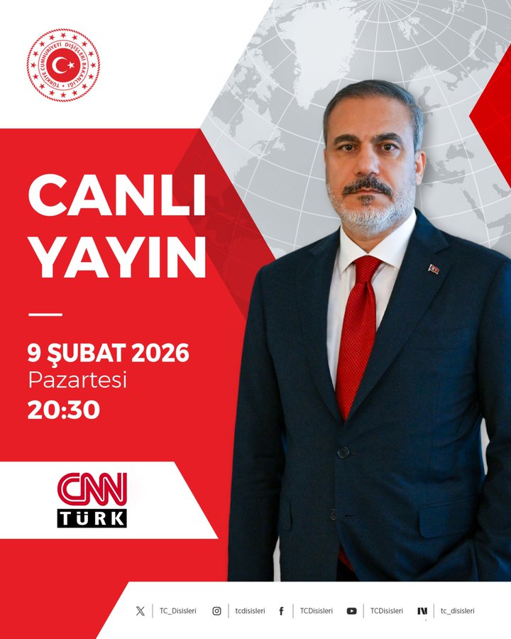 Bakan Fidan CNN Türk’te