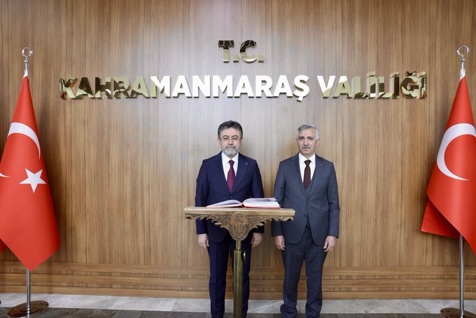 Bakan Yumaklı Kahramanmaraş’ta