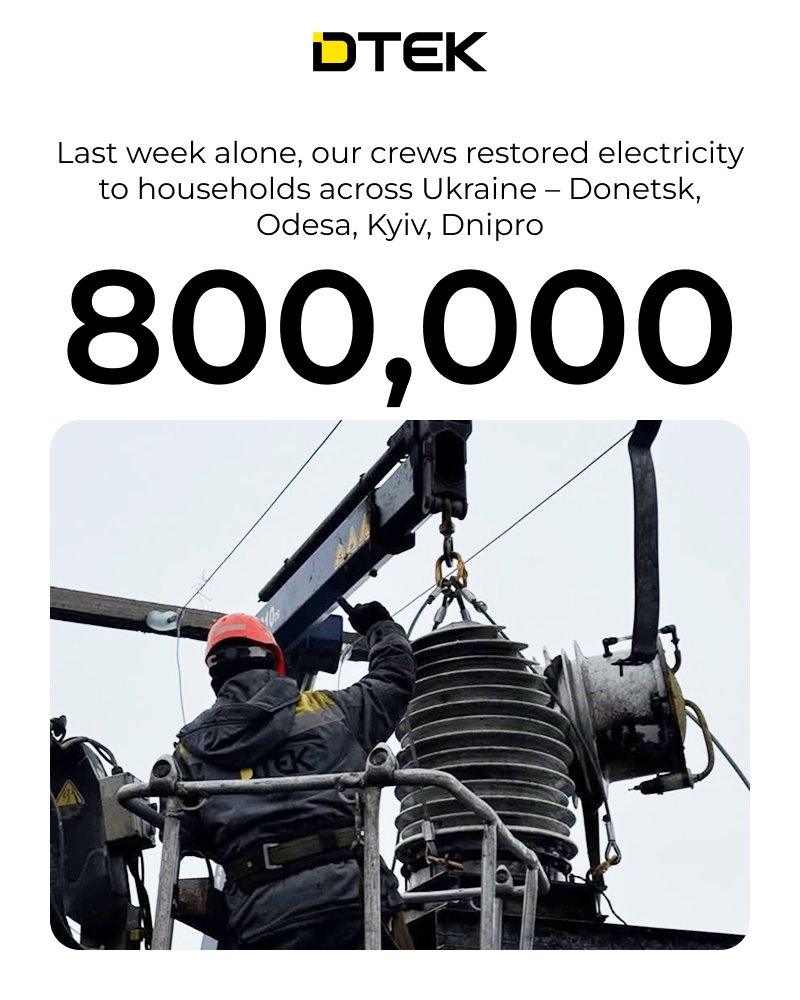 Ukrayna’da Elektrik Çalışmaları