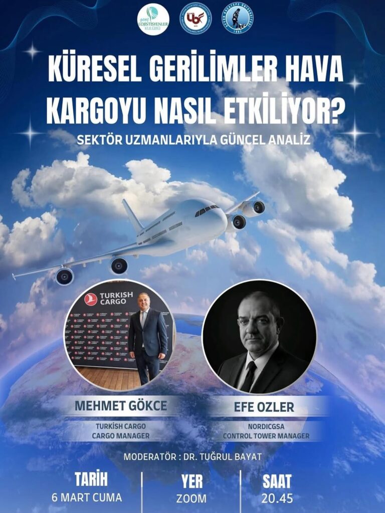 Afyon Kocatepe Üniversitesi’nden Küresel Gerilimler Hava Kargoyu Ele Aldığı Çevrimiçi Etkinlik