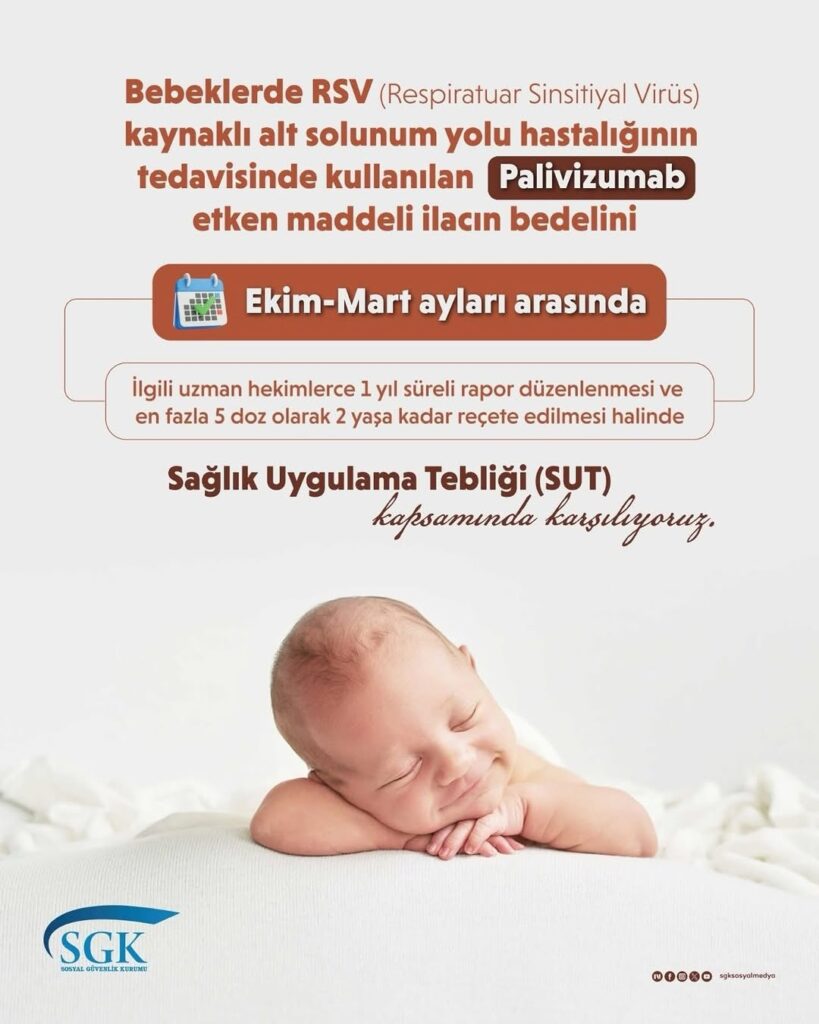 SGK Afyonkarahisar İl Müdürlüğü’nden Bebeklerde RSV Tedavisi Açıklaması