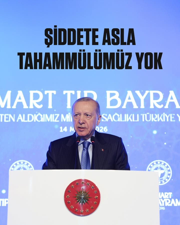 Türkiye Cumhurbaşkanı Recep Tayyip Erdoğan’dan Şiddete Karşı Net Tavır