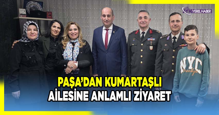 Afyonkarahisar İkmal ve Garnizon Komutanı Yalçın Tecimer, Kurmay Başkanı Ata Tınas ile Birlikte Malül Gazi İsmail Kumartaşlı’yı Ziyaret Etti