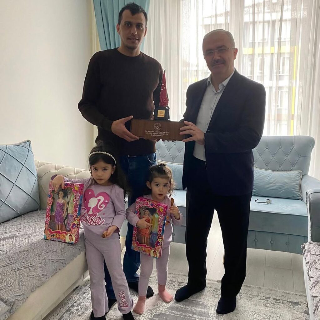 Afyonkarahisar Aile ve Sosyal Hizmetler İl Müdürlüğü’nden Gazimize Ziyaret