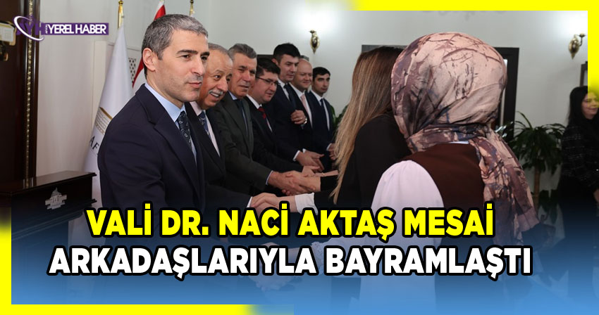 Afyonkarahisar Valisi Dr. Naci Aktaş, Ramazan Bayramı Öncesi Personellerle Bayramlaştı