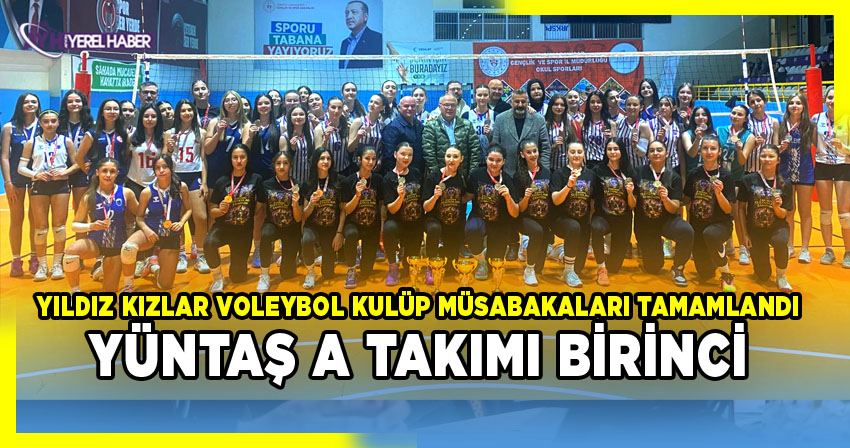 Afyonkarahisar’da Yıldız Kızlar Voleybol Kulüp Müsabakaları Sonuçlandı