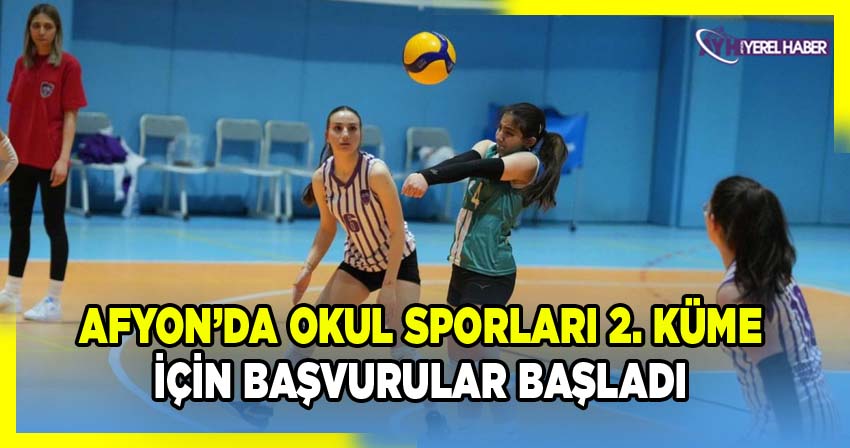 Afyonkarahisar Gençlik ve Spor İl Müdürlüğü’nden Okul Sporları 2. Küme Müsabakaları Duyurusu