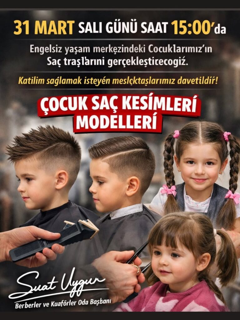 Berberler ve Kuaförler Odası’ndan Engelsiz Yaşam Merkezi’ne Sosyal Sorumluluk Projesi